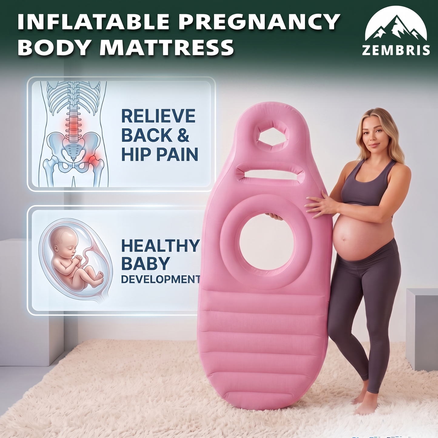 Inflatable Pregnancy Body Mattress