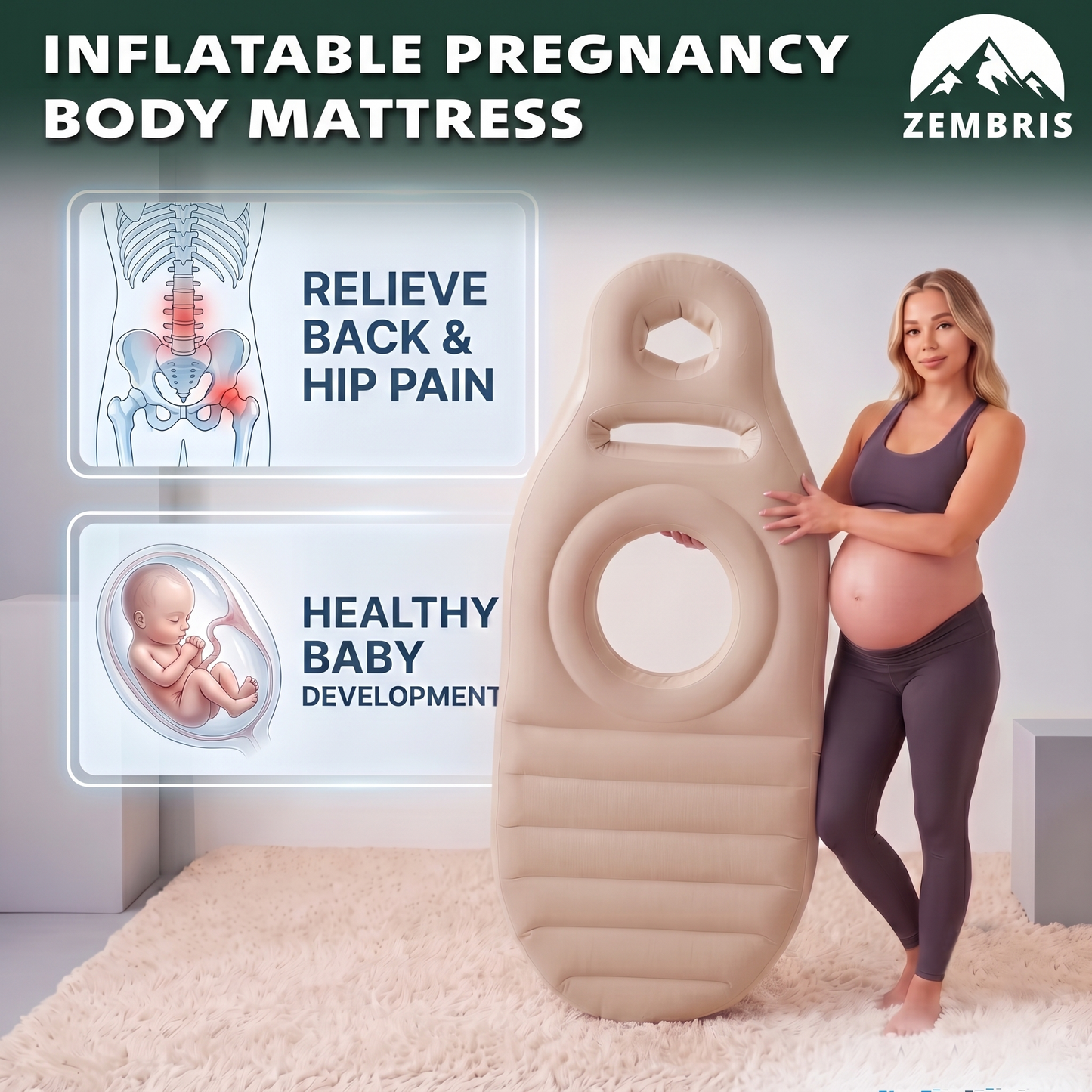 Inflatable Pregnancy Body Mattress