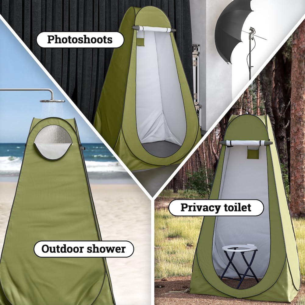 Zembris™ Pop-Up Privacy Shower Tent