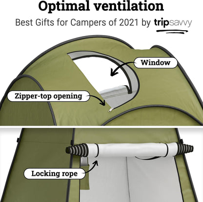 Zembris™ Pop-Up Privacy Shower Tent