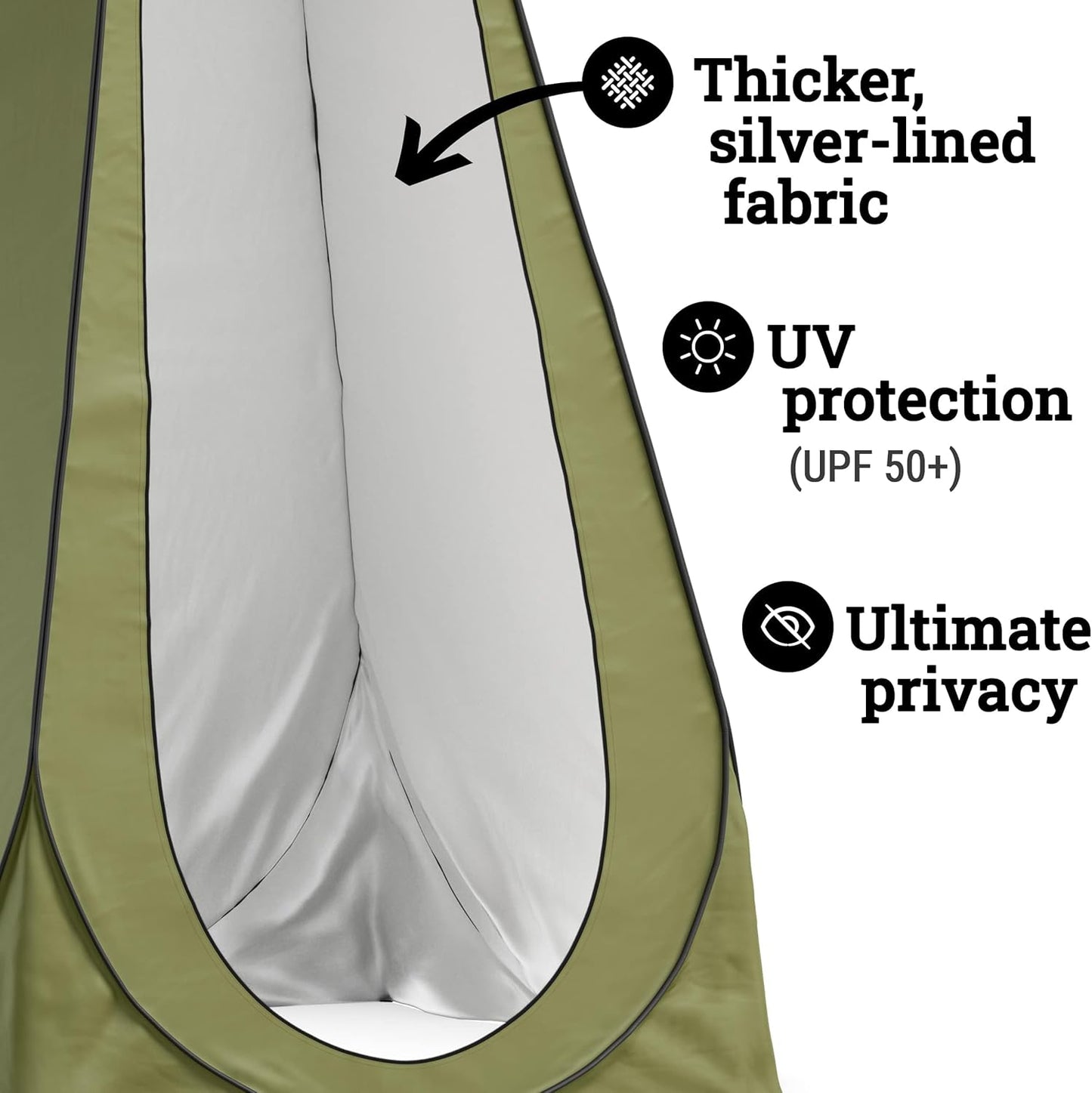 Zembris™ Pop-Up Privacy Shower Tent