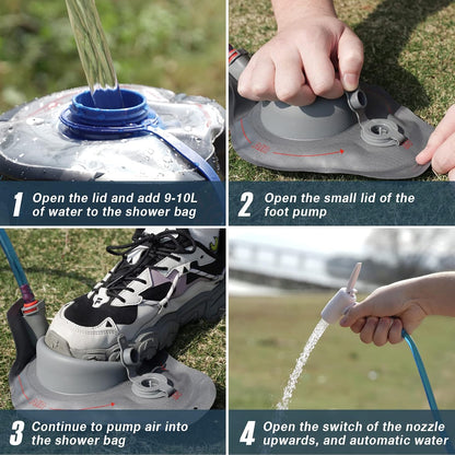 Zembris™ Portable Camping Shower Pump