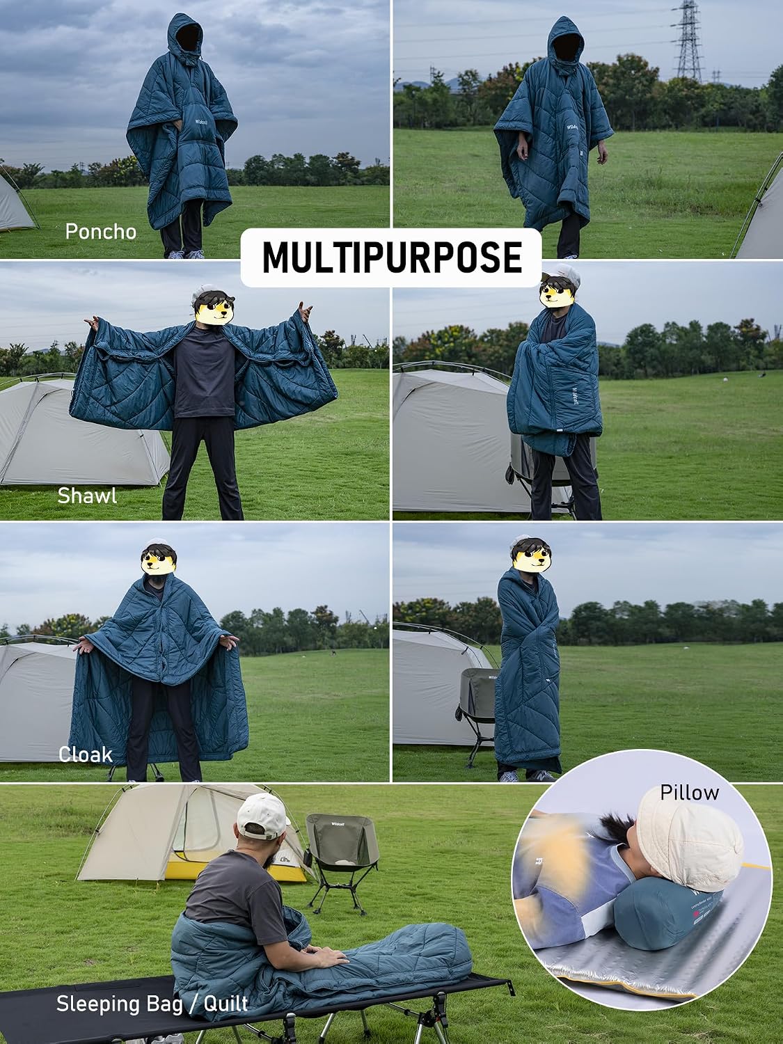 Zembris™ Camping Blanket Poncho