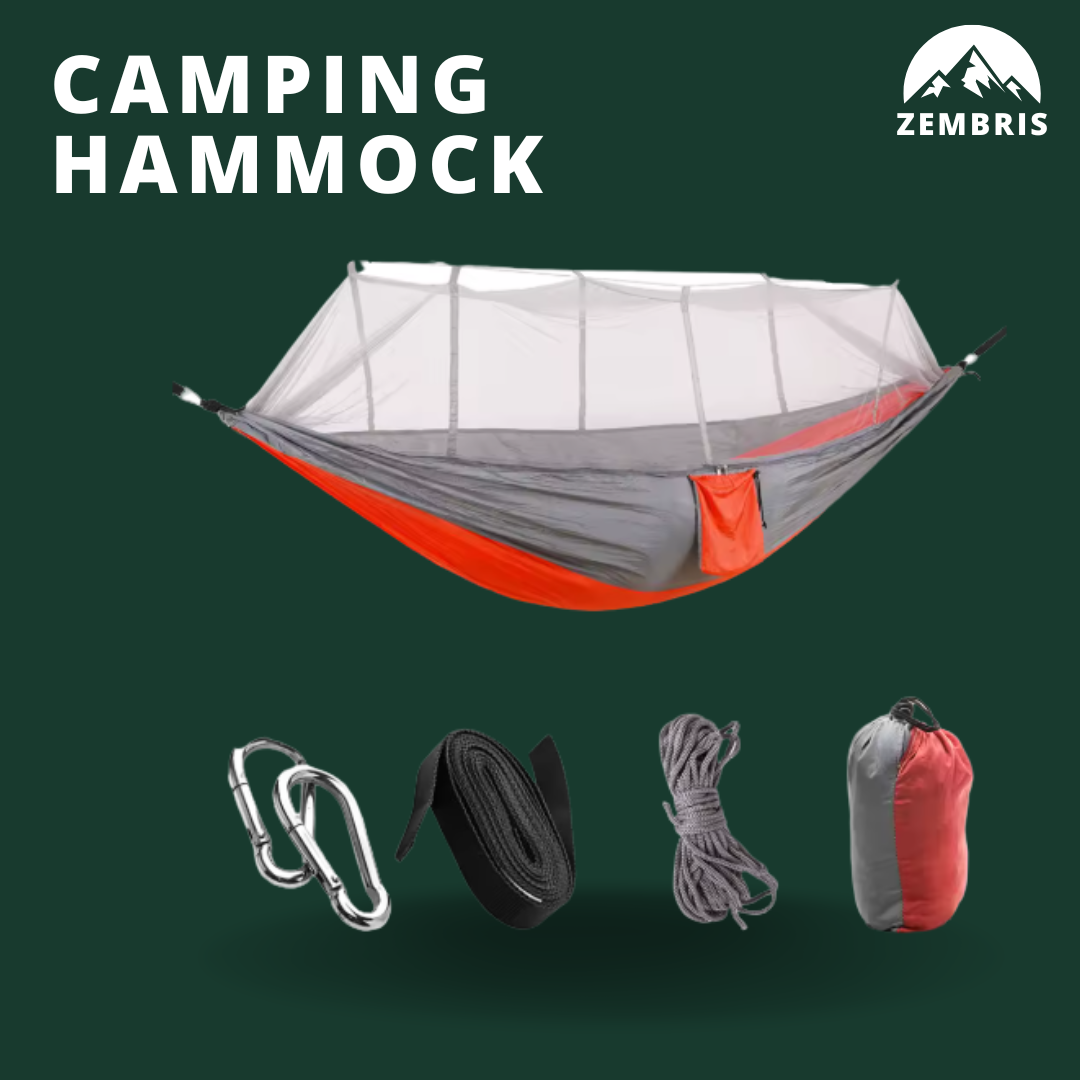 Zembris™ Camping Hammock with Mosquito Net
