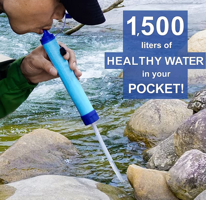 Zembris™ Personal Water Filter Straw