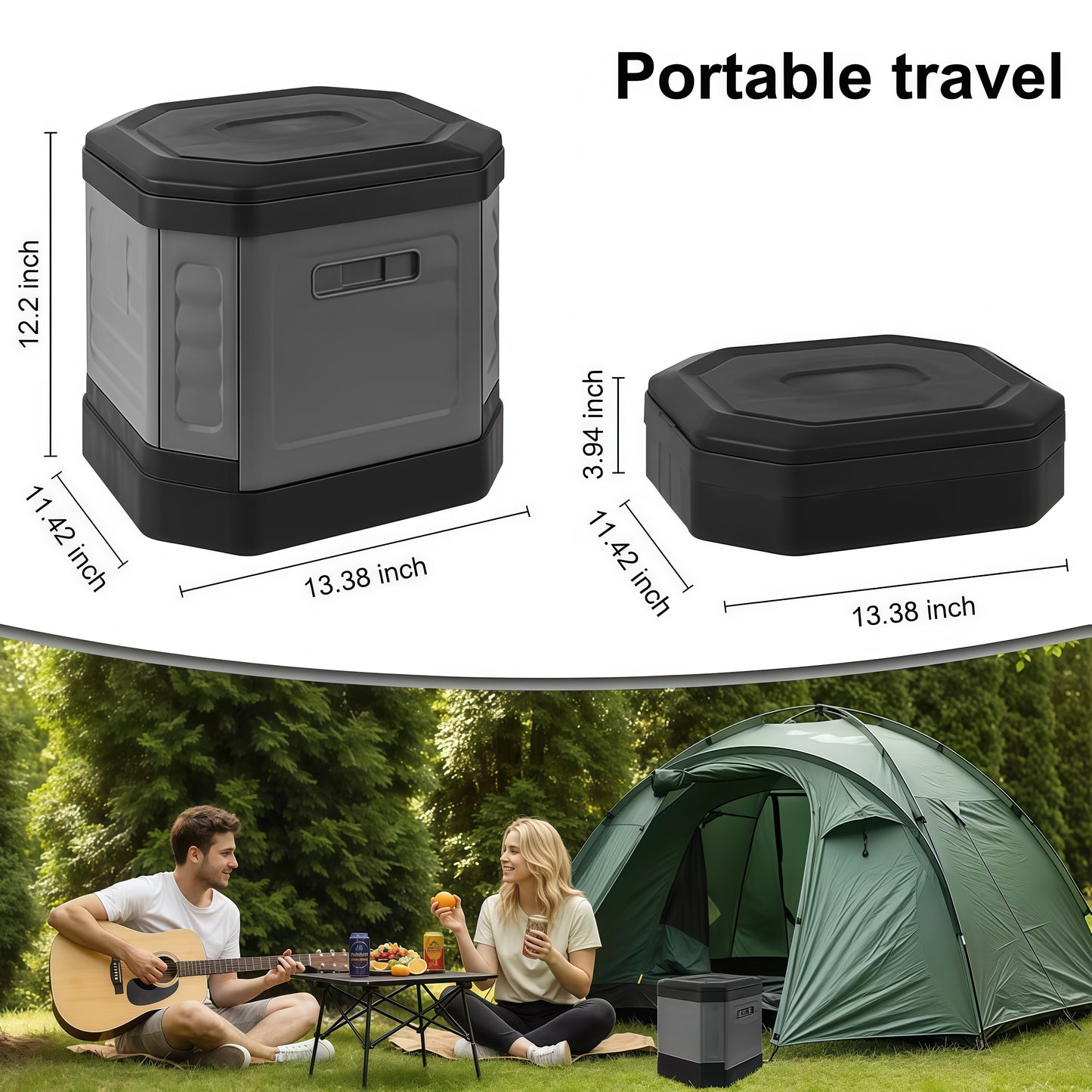 Zembris™ Portable Folding Camping Toilet
