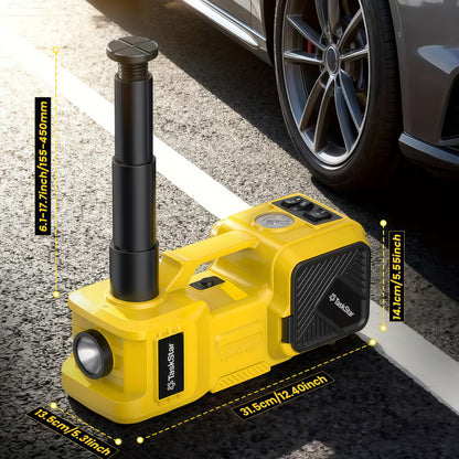 Electric Hydraulic Car Jack & Impact Wrench Kit