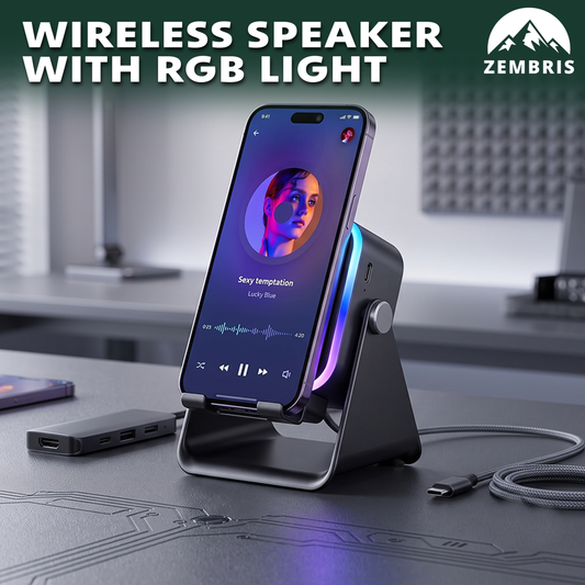 Wireless Speaker with RGB Light
